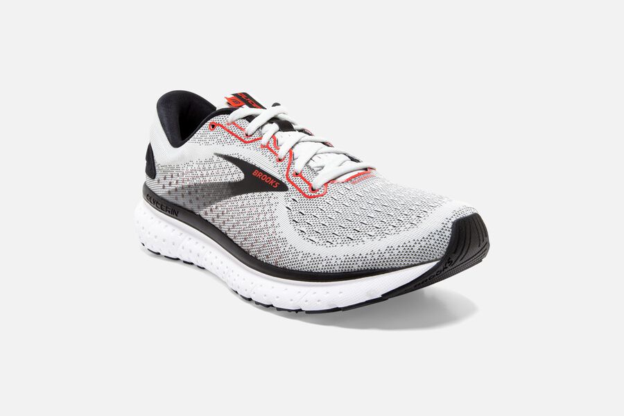 Brooks Glycerin 18 Road Löparskor Herr - Vita/Svarta - 7634-XPBEU